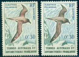 1959 Birds,The Light-mantled Albatross,grey-mantled Albatross,COLOUR VARIETY,TAAF,Mi.14,MNH - Palmípedos Marinos