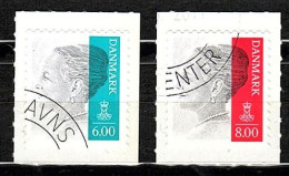 Denmark 2011 Queen Margrethe II - Self Adhesive (6kr & 8kr) CTO Used Stamp 2v - Usado