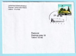 1998. Estonia.  Traditional Estonian Farmhouse. Mi. Nr. 327. On Cover - Estonie