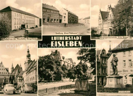 43499424 Eisleben Lutherstadt Lenindenkmal Marktplatz Kulturhaus Der Mansfelder  - Eisleben