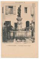 CPA - FORCALQUIER (Basses Alpes) - Fontaine Jeanne D' Arc - Forcalquier