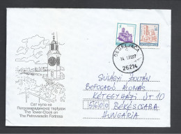 Yugoslavia, Serbia, Petrovaradin Fortress, Tower Clock Cover,  2000. - Cartas & Documentos