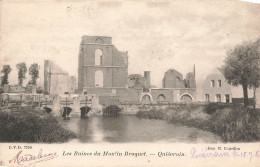 BELGIQUE - Quiévrain - Les Ruines Du Moulin Broquet - Carte Postale Ancienne - Quievrain