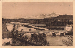 FRANCE - Pau - Vue Sur Le Gave Et Pic Du Midi De Bigorre - Carte Postale Ancienne - Pau