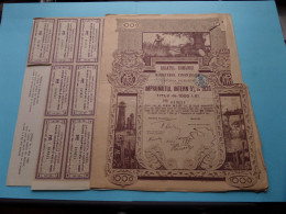 REGATUL ROMANIEI Ministerul Finantelor - IMPRUMUTUL Titlu De 1000 Lei - N° 018651 ( See SCANS ) 1920 ! - Other & Unclassified