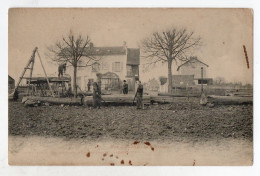 77 SEINE ET MARNE - CLAYE Scieurs De Long Devant La Maison "Au Printemps" - Claye Souilly