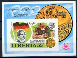 Liberia Block 64 B Postfrisch Olympiade #ID113 - Liberia