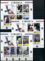 Liberia Kleinbogen 4692-4709 Postfrisch Papst #IT555 - Liberia