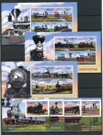 Guyana 7741-7752, Block 783-786 Postfrisch Eisenbahn #IM071 - Guyana (1966-...)