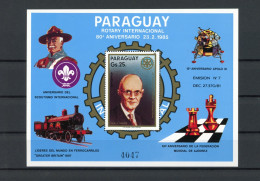 Paraguay Block 412 Postfrisch Schach #GI795 - Paraguay