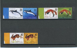 Zypern 3 Paare 1041-46 Postfrisch Tiere #JK452 - Used Stamps