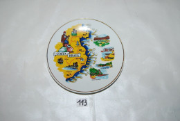 C113 Objet De Vitrine - Assiette - Souvenir Costa Brava - Obj. 'Herinnering Van'