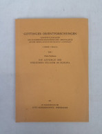 Die Anfänge Der Syrischen Studien In Europa. Göttinger Orientforschungen. - 4. Neuzeit (1789-1914)
