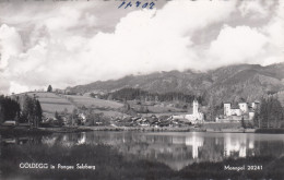 D9297) GOLDEGG In PONGAU - Salzburg - FOTO AK - Kirche Burg Am See Mit Spiegelung - Goldegg