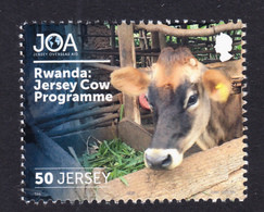 RWANDA Assistance To Improve Diary Cow Breeding On 2018 JERSEY Stamp - Other & Unclassified