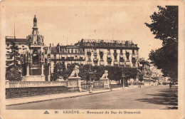 SUISSE - Genève - Monument Du Duc De Brunswick - Carte Postale Ancienne - Genève