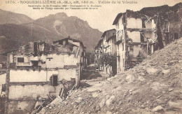 06 ROQUEBILLIERE CATASTROPHE 1926 EBOULEMENT N°1570  VALLEE DE LA VESUBIE ALPES MARITIMES - Roquebilliere