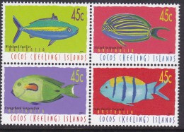 Cocos Keeling Islands 2001 Fish  Sc 335 Mint Never Hinged - Cocos (Keeling) Islands