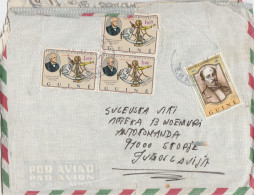 Portugal - Portuguese Guinea Letter Via Yugoslavia,Stamps : 1969 Ann.of The Birth Of Admiral Gago Cout,Scientists - Portuguese Guinea