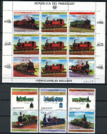 Paraguay 3779-3785 Postfrisch Eisenbahn #IM063 - Paraguay