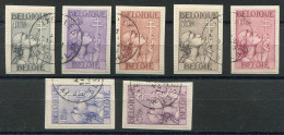 Belgien, 1933, 366-72, Briefstück - Autres & Non Classés