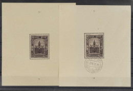 Belgien, 1936, Bl. 4, Postfrisch, Gestempelt - Autres & Non Classés