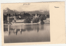 D9317) VELDEN Am WÖRTHERSEE - Kärnten - FOTO AK - Schloß Mit Spiegelung Im Wasser ALT - Velden