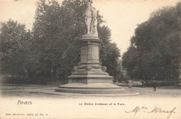 BELGIQUE - Anvers - La Statue Jordaeus Et Le Parc  - Nels - Carte Postale Ancienne - Antwerpen