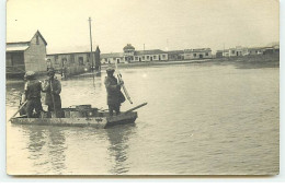 Namibie - RPPC - Near Windhok Breaking Of Avis Damm 1934 - Foto F. Nink - Men In A Boat - Namibia