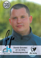 Autogramm AK David Goralski SG Wattenscheid 09 Frauen 04-05 SGW Damen Bochum Fußball Deutschland - Autographes