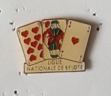 Pin' S  Jeux  De  Cartes, LIGUE  NATIONALE  DE  BELOTE - Juegos