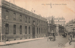 FRANCE - Paris - Le Palais De L'Elysée - Animé - Carte Postale Ancienne - Champs-Elysées