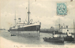 BOULOGNE SUR MER - Remorqueurs Et Vapeur. - Rimorchiatori