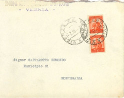 ITALY : 1949, STAMP COVER TO TRENTO. - Correo Aéreo