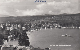 D9323) VELDEN Am WÖRTHERSEE - Schiff Dampfer - Segelboote Schloß U. Häuser ALT - Velden