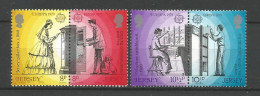 Jersey 1979 Europa Postal History Y.T. 188/191 ** - Jersey