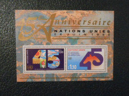 NATIONS-UNIES GENEVE YT BF 6 - 45e ANNIVERSAIRE DES NATIONS-UNIES** - Unused Stamps