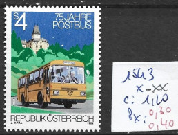 AUTRICHE 1543 * Côte 1.20 € - Bus