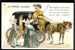 N° 92 - LES FEMMES COCHER - Ne Craigniez Rien Pour Votre Vertu Mes Soeurs Avec Moi ..................................... - Collezioni E Lotti