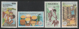 NIGERIA - N°582/5 ** (1992) Agriculture - Nigeria (1961-...)
