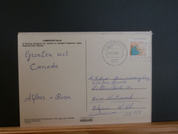 103/358  CP CANADA  1998 POUR LA BELG - Storia Postale