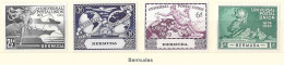 U.P.U. - Bermudes - 75e Anniversaire De L' U.P.U. - (4 Valeurs) - 1949 - Y & T N° 128 à 131 ** - Bermuda