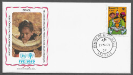 BRAZIL FDC COVER - 1979 International Year Of The Child SET FDC (FDC79#07) - Covers & Documents