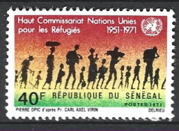 SENEGAL. N°341 Oblitéré De 1971. Haut Commissariat Pour Les Réfugiés. - Refugees