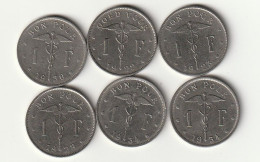 1 FRANC  6 X   BELGIE / 1828/ - 1 Franc