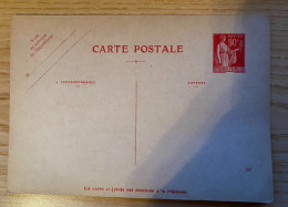 Entier Postal - Type Paix - YT 285-CP-CP1 - Neuf - Kaarten/Brieven Antwoorden T