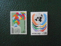 NATIONS-UNIES GENEVE YT 208/209 SERIE COURANTE** - Unused Stamps