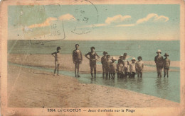 FRANCE - Le Crotoy - Jeux D'enfants Sur La Plage - Colorisé - Carte Postale Ancienne - Le Crotoy