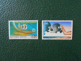 NATIONS-UNIES GENEVE YT 212/213 INTERDICTION DES ARMES CHIMIQUES** - Unused Stamps