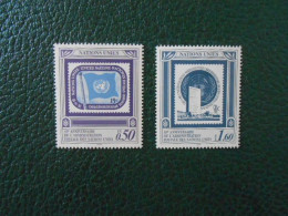 NATIONS-UNIES GENEVE YT 214/215 - 40e ANNIVERSAIRE DE L'A.P.N.U.** - Unused Stamps